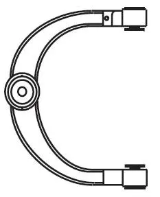 Control/Trailing Arm, wheel suspension (F4584)