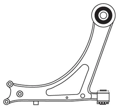 Control/Trailing Arm, wheel suspension (F3337)