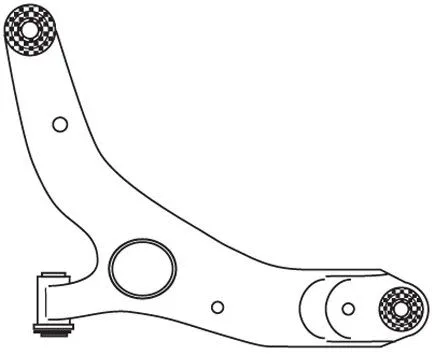 Control/Trailing Arm, wheel suspension (F3253)