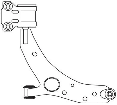 Control/Trailing Arm, wheel suspension (F4189)