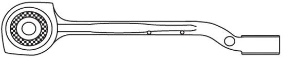 Control/Trailing Arm, wheel suspension (F4073)