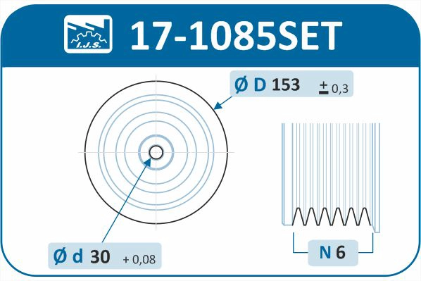 Belt Pulley Set, crankshaft