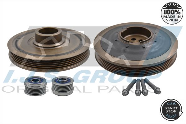 Belt Pulley Set, crankshaft