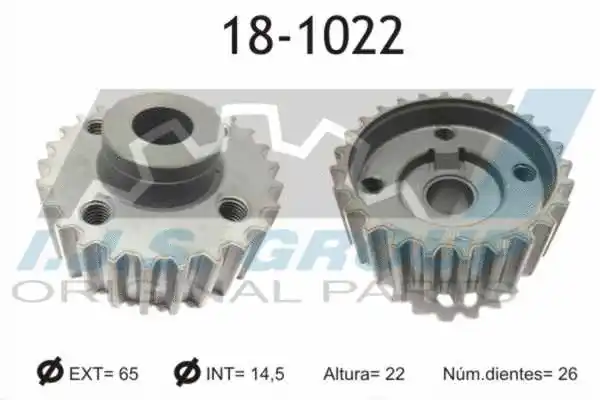 Sprocket, crankshaft (18-1022)