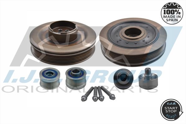 Belt Pulley Set, crankshaft