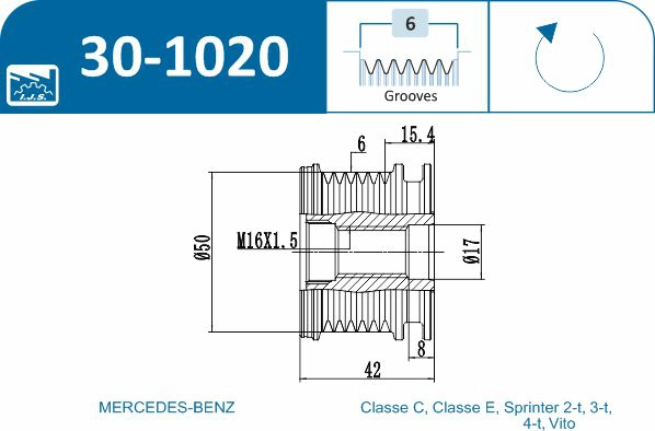 Alternator Freewheel Clutch