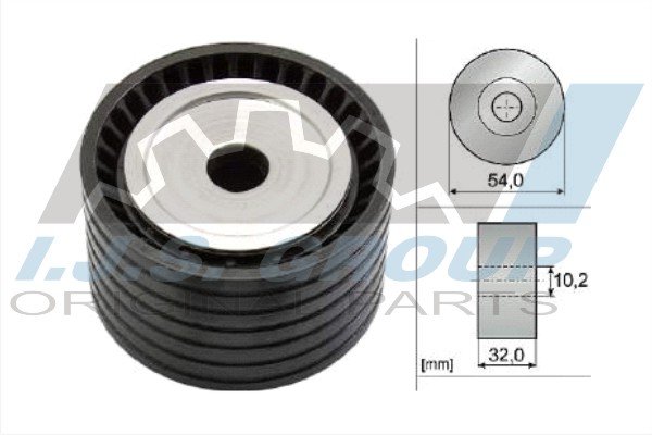 Deflection/Guide Pulley, timing belt (93-1236)