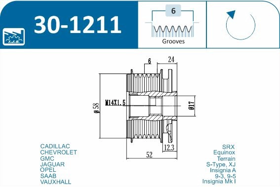 Alternator Freewheel Clutch