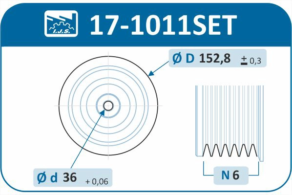 Belt Pulley Set, crankshaft