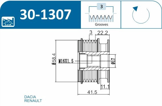 Alternator Freewheel Clutch