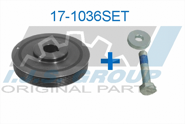 Belt Pulley Set, crankshaft (17-1036SET)
