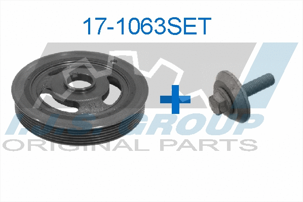 Belt Pulley Set, crankshaft (17-1063SET)