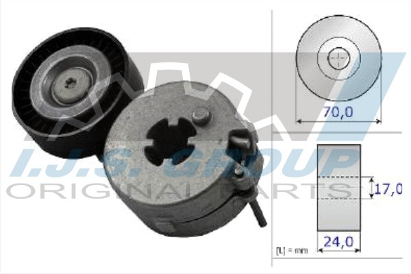 Tensioner Lever, V-ribbed belt (93-2397)