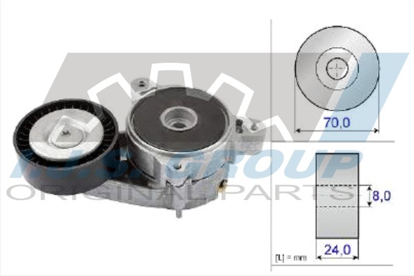 Tensioner Lever, V-ribbed belt (93-1413)