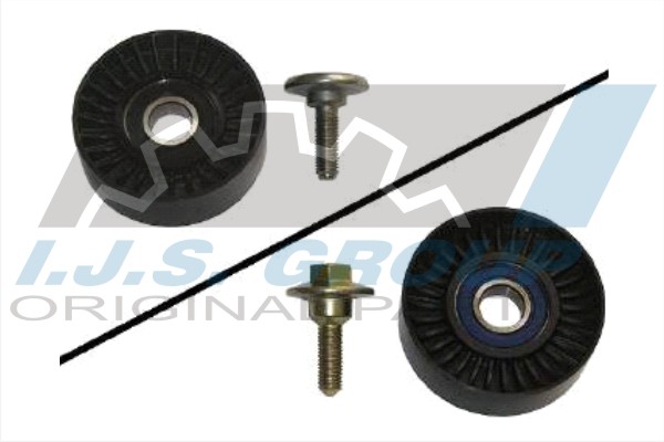 Deflection/Guide Pulley, V-ribbed belt (93-1368)