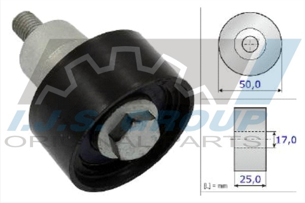 Deflection/Guide Pulley, timing belt (93-2178)