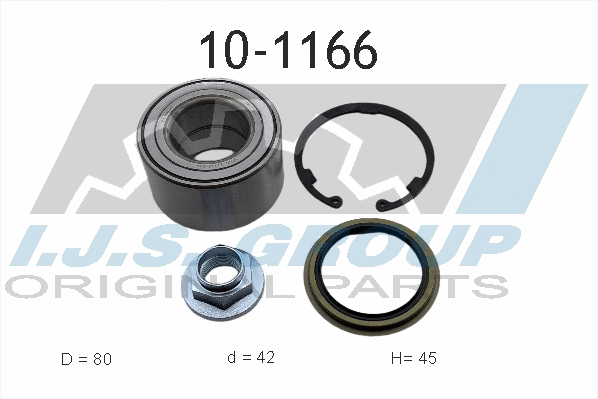 Wheel Bearing Kit (10-1166)