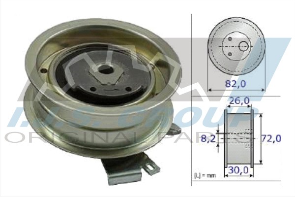 Tensioner Pulley, timing belt (93-1146)