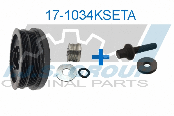 Belt Pulley Set, crankshaft (17-1034KSET A)