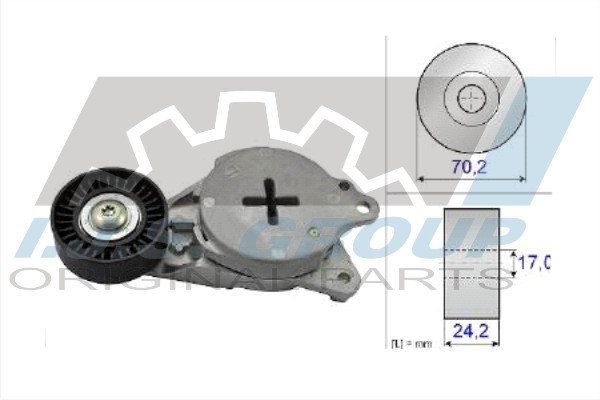Tensioner Lever, V-ribbed belt (93-1218)