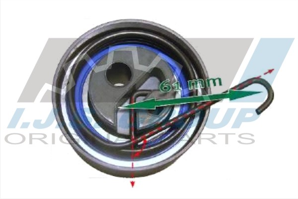 Tensioner Pulley, timing belt (93-1038)