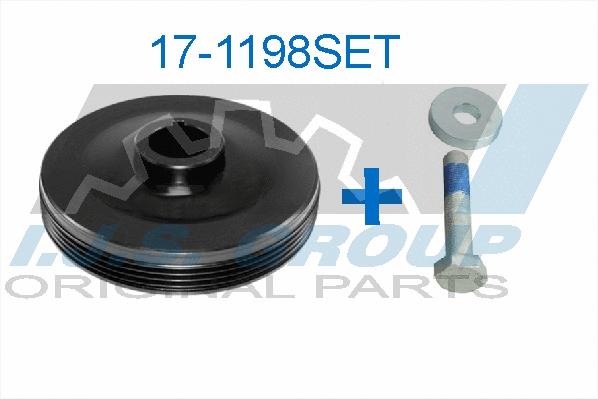 Belt Pulley Set, crankshaft (17-1198SET)