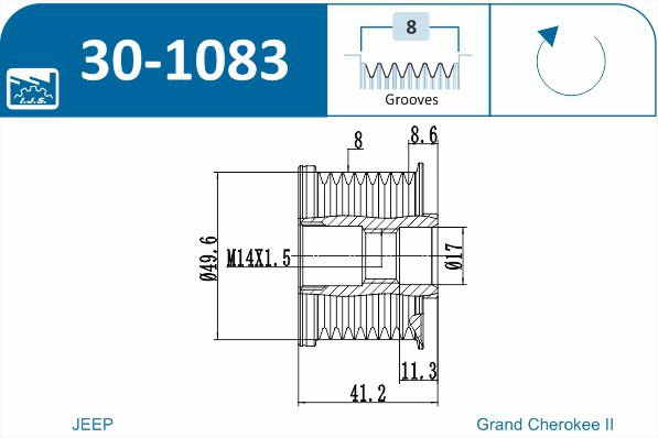 Alternator Freewheel Clutch