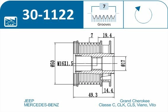Alternator Freewheel Clutch