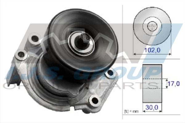 Tensioner Lever, V-ribbed belt (93-2406)