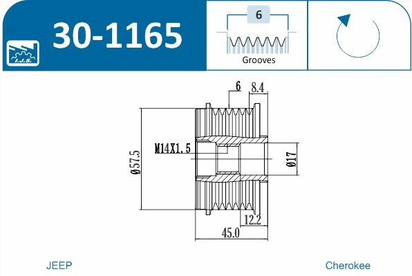 Alternator Freewheel Clutch