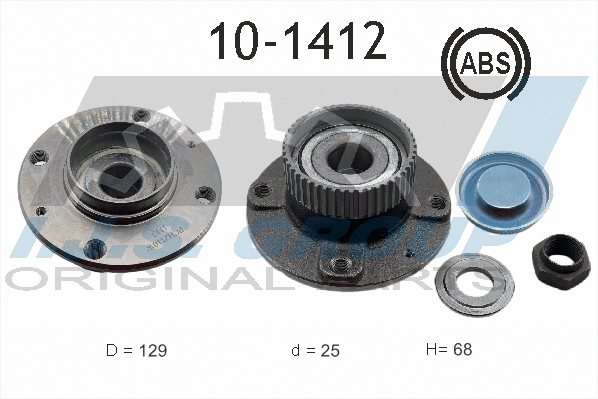 Wheel Bearing Kit (10-1412)