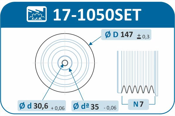 Belt Pulley Set, crankshaft