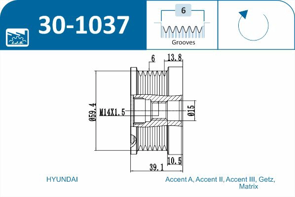 Alternator Freewheel Clutch