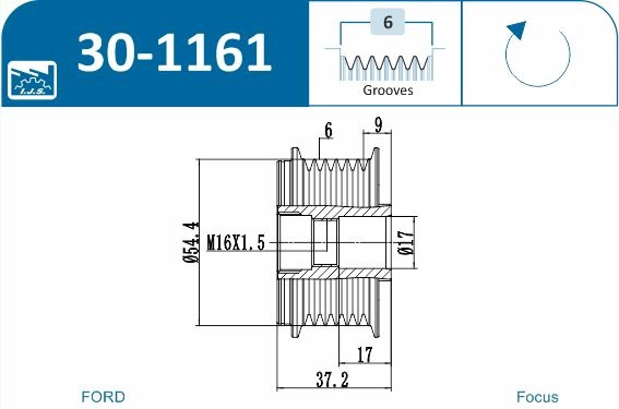 Alternator Freewheel Clutch