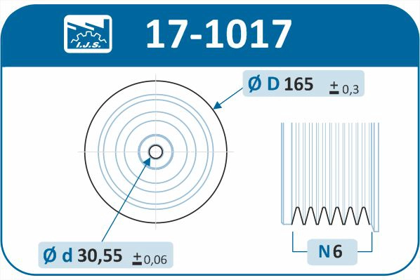 Belt Pulley Set, crankshaft (17-1017)