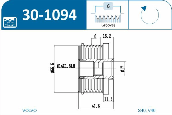 Alternator Freewheel Clutch