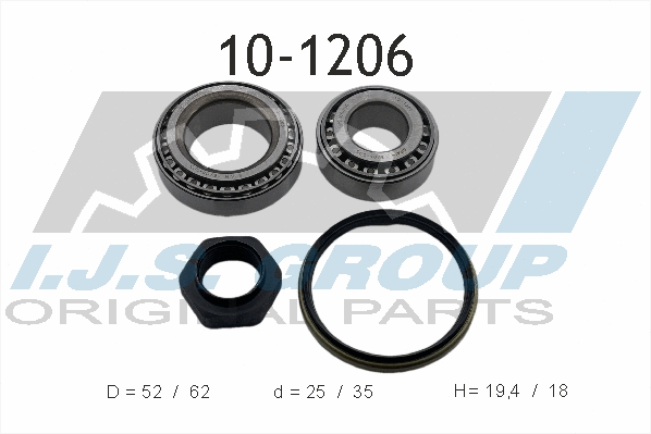 Wheel Bearing Kit (10-1206)
