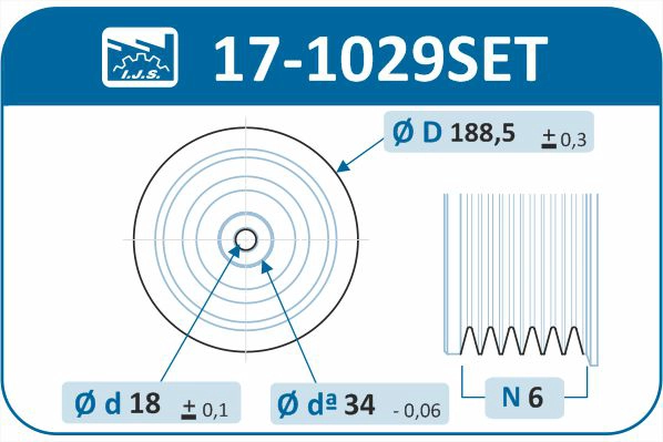 Belt Pulley Set, crankshaft