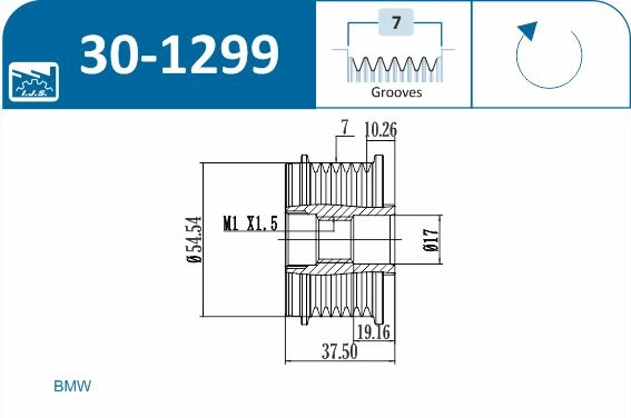 Alternator Freewheel Clutch