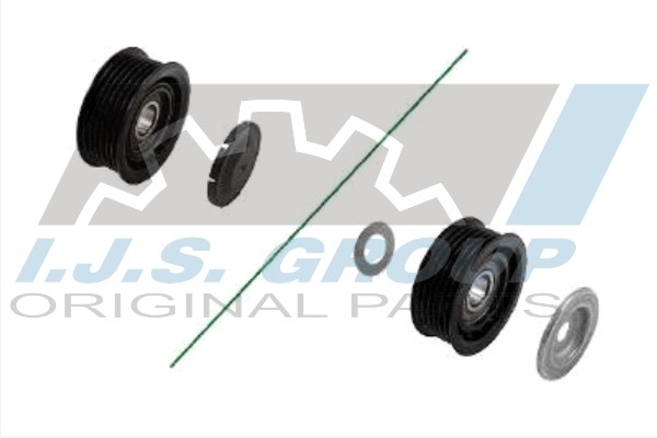 Deflection/Guide Pulley, V-ribbed belt (93-1269)
