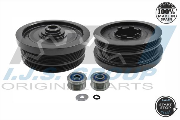 Belt Pulley Set, crankshaft