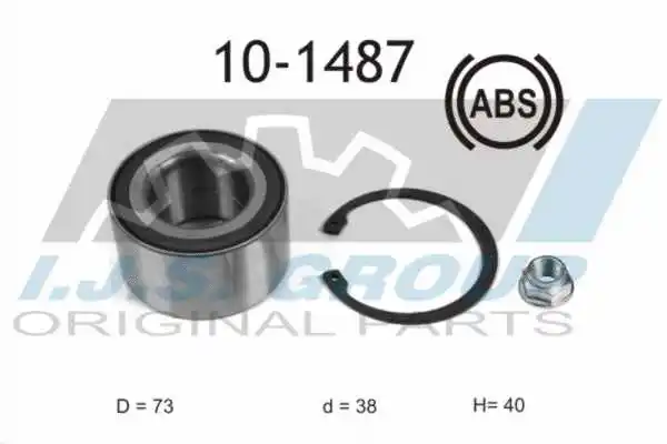 Wheel Bearing Kit (10-1487)