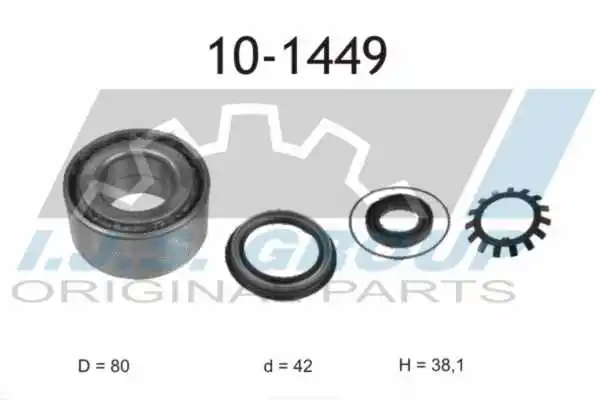 Wheel Bearing Kit (10-1449)