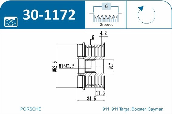 Alternator Freewheel Clutch