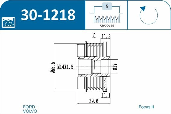 Alternator Freewheel Clutch