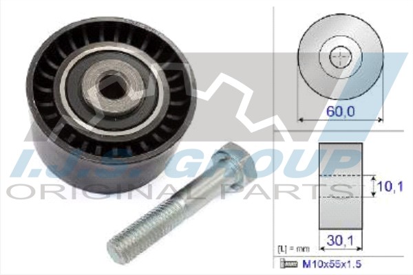 Deflection/Guide Pulley, timing belt (93-1882)
