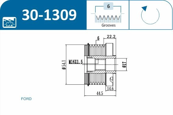 Alternator Freewheel Clutch