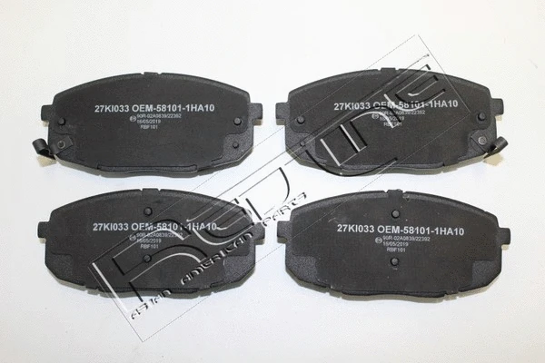 Brake Pad Set, disc brake (27KI033)