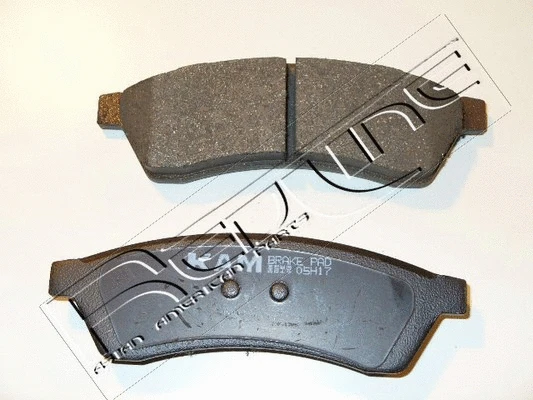 Brake Pad Set, disc brake (27CV032)