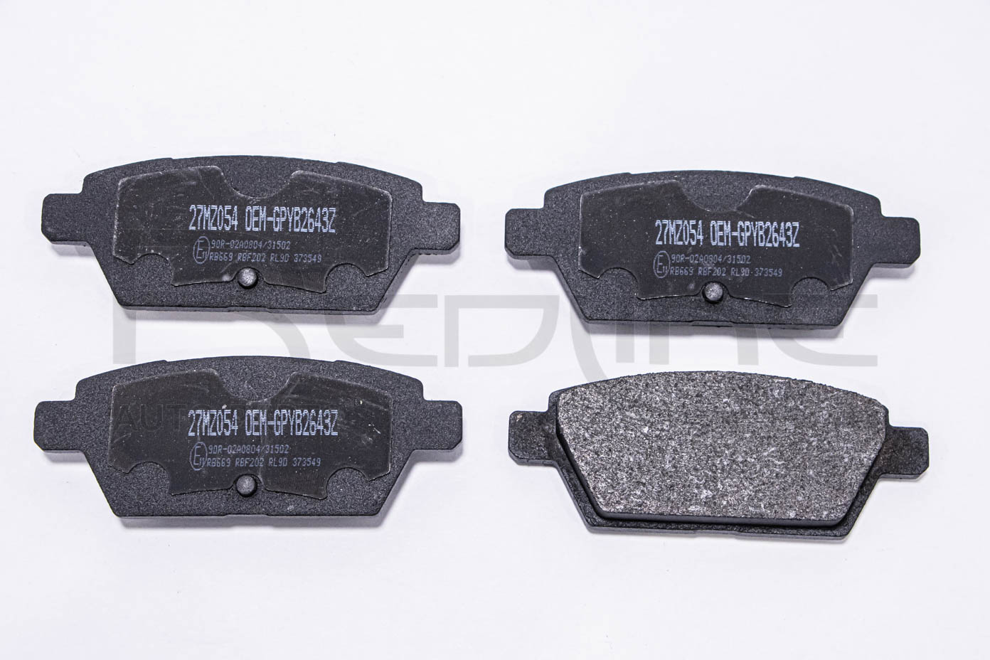 Brake Pad Set, disc brake (27MZ054)